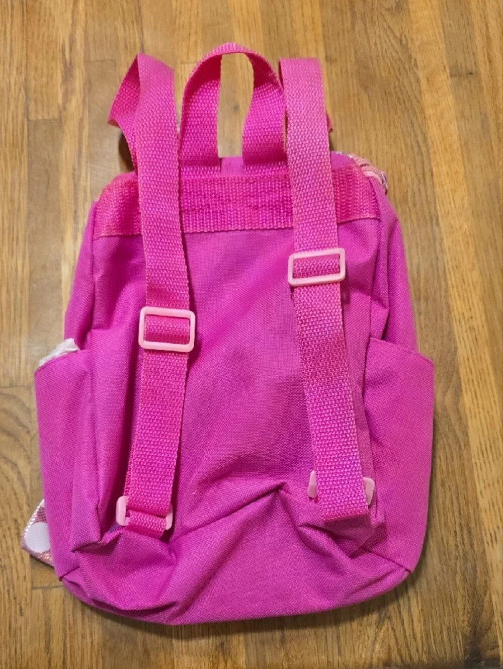 Disney Minnie Mouse Pink Glitter Girls Backpack